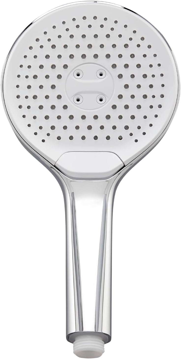 Schöner Wohnen Kollektion Handbrause 3-strahlig Glaia, wasserspar Duschkopf, Duschbrause mit Anti-Ka