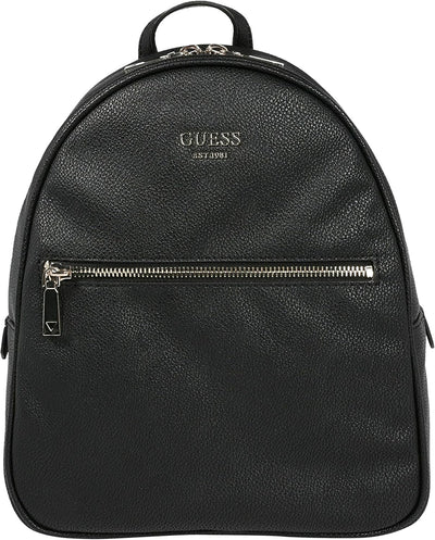 Guess Damen Vikky Backpack Hobo-Taschen, Einheitsgrösse Schwarz, Schwarz