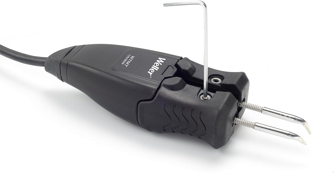Weller T0051321499 Mikro-Schweiss- und Lötset, 80 W, 12 V, Pfannen (2 x 40 W), Sicherheitshalterung