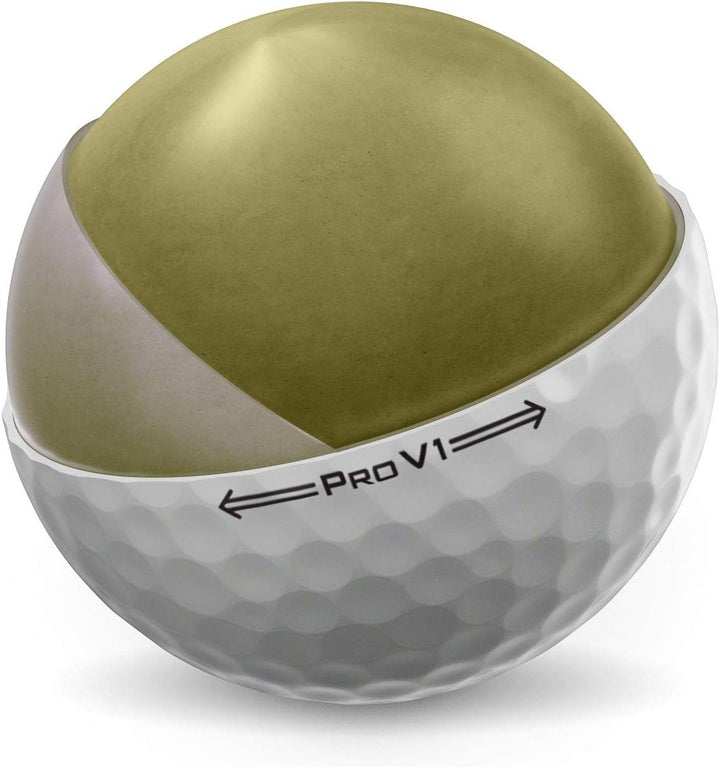 Titleist Pro V1 Golfbälle, 12 Stück, Weiss/opulenter Garten Hohe Ziffern Golfb&#xE4;lle
