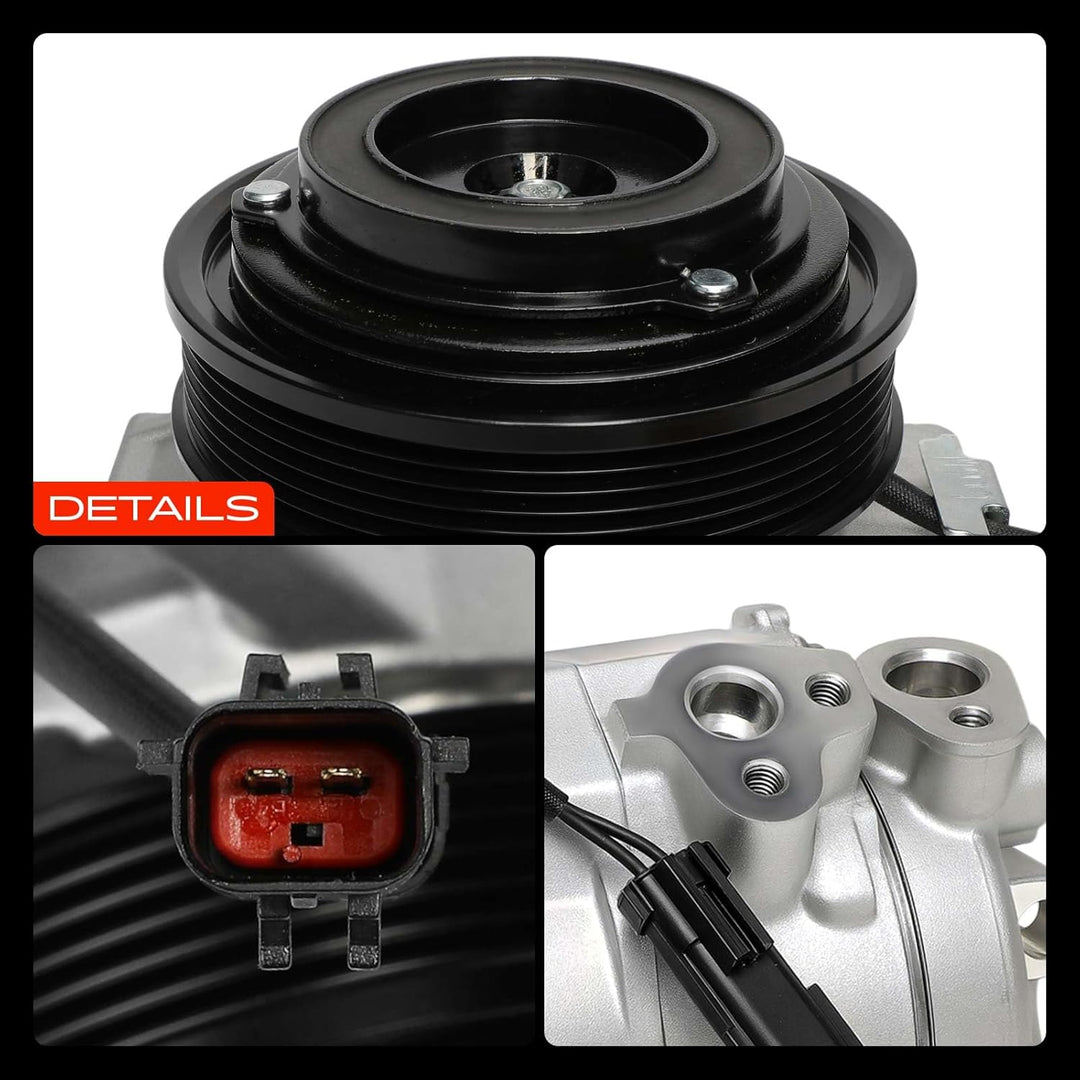 Frankberg 1x Klimakompressor Klimaanlage Kompatibel mit Grand Cherokee IV WK WK2 5.7L 6.2L 2010-2022
