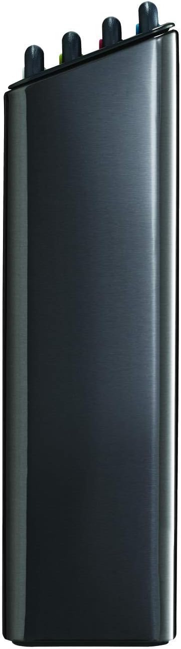 Joseph Joseph Folio Steel 4 Stück Schneidebrett-Set, farbcodierte Anti-Rutsch-Bretter mit Aufbewahru