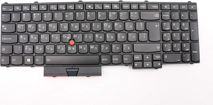TellusRem ersatztastatur Bulgarisch Hintergrundbeleuchtung für Lenovo Thinkpad P50 P70 P51 P71 Backl