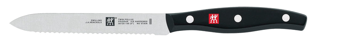 ZWILLING Twin Pollux Universalmesser, Klingenlänge: 13 cm, Klingenblatt mit Wellenschliff, Rostfreie