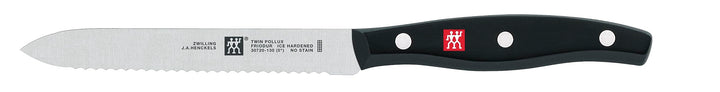 ZWILLING Twin Pollux Universalmesser, Klingenlänge: 13 cm, Klingenblatt mit Wellenschliff, Rostfreie