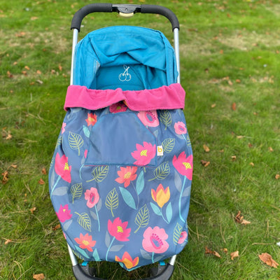 Babywearing: Wasserfester Wetterschutz für Tragetuch und Babytrage Blumenmuster, Blumenmuster