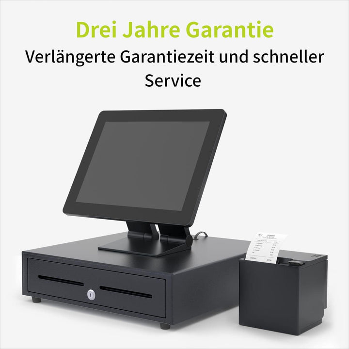 ACROPAQ Kassenschublade - Elektrische Öffnung mit RJ11 Anschluss, Kassenlade 41 x 41 cm, Unterbau ge