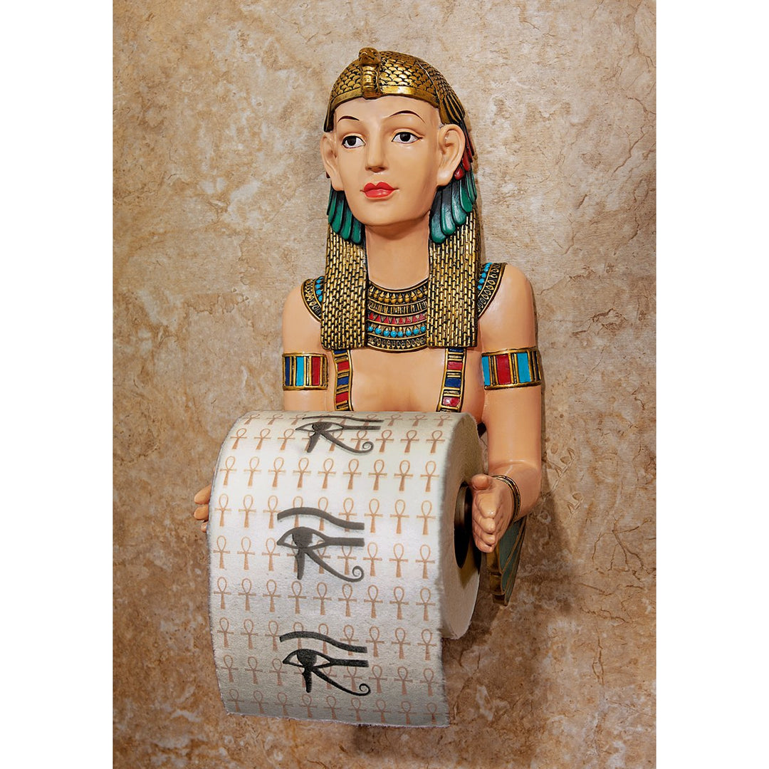 Design Toscano Ägyptische Priesterin A-Kah-Kah-Loo, Papierrollenhalter, Priesterin A-Kah-Kah-Loo