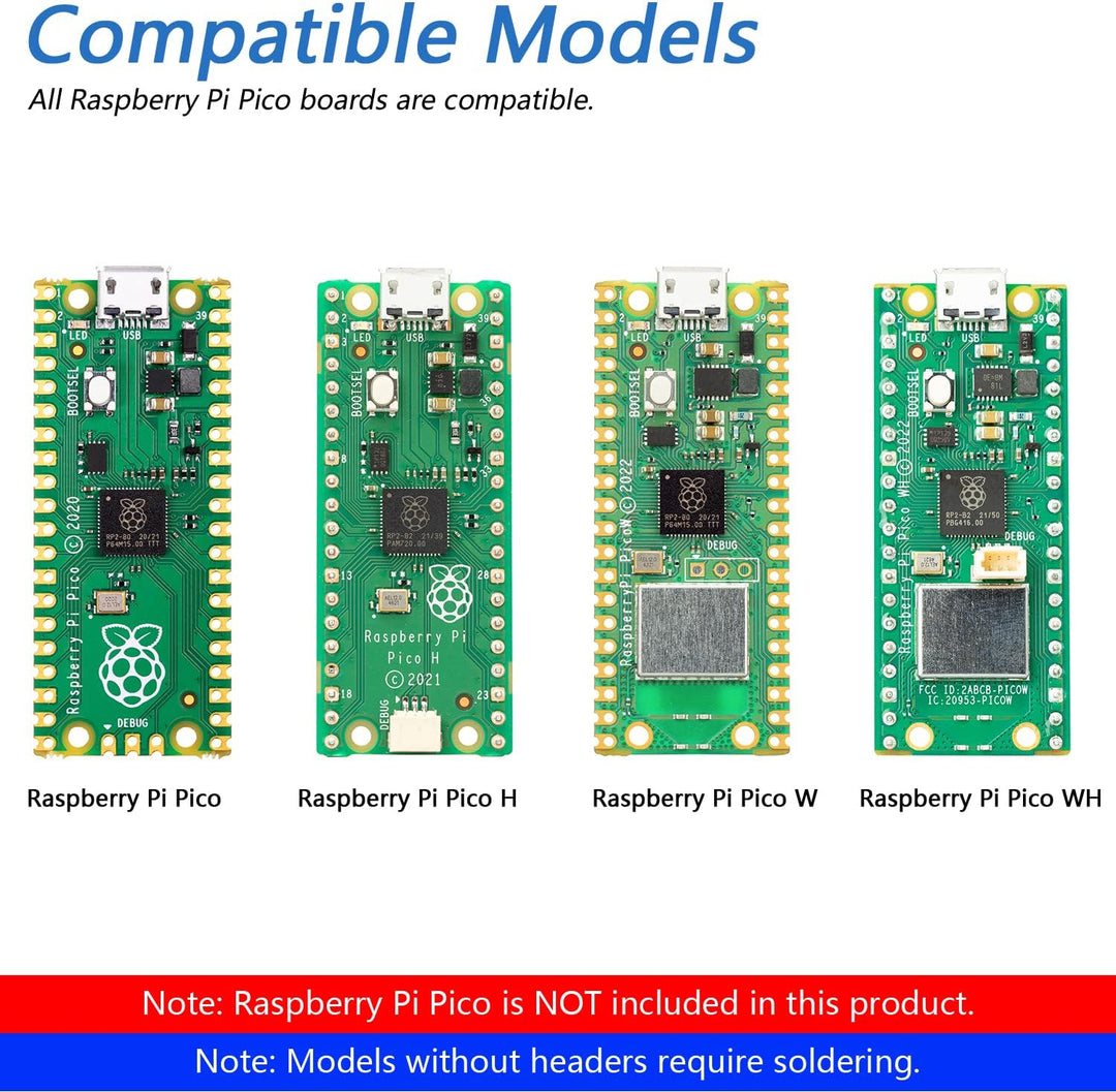 Freenove 4WD Car Kit for Raspberry Pi Pico (Not Included) (Compatible with Arduino IDE), Dot Matrix