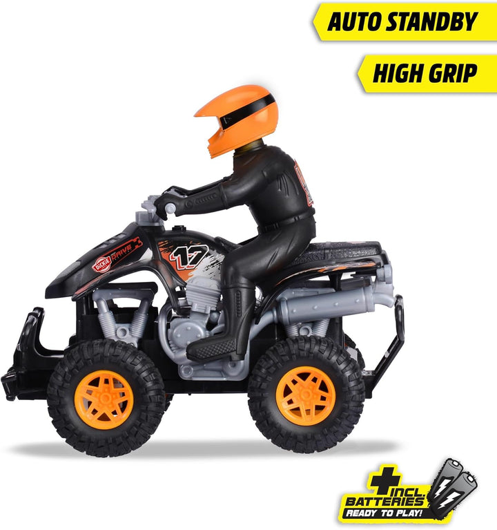 Dickie Toys - RC Auto Mud Quad (21 cm) - ferngesteuertes Auto ab 6 Jahre mit Gummireifen, Remote Con