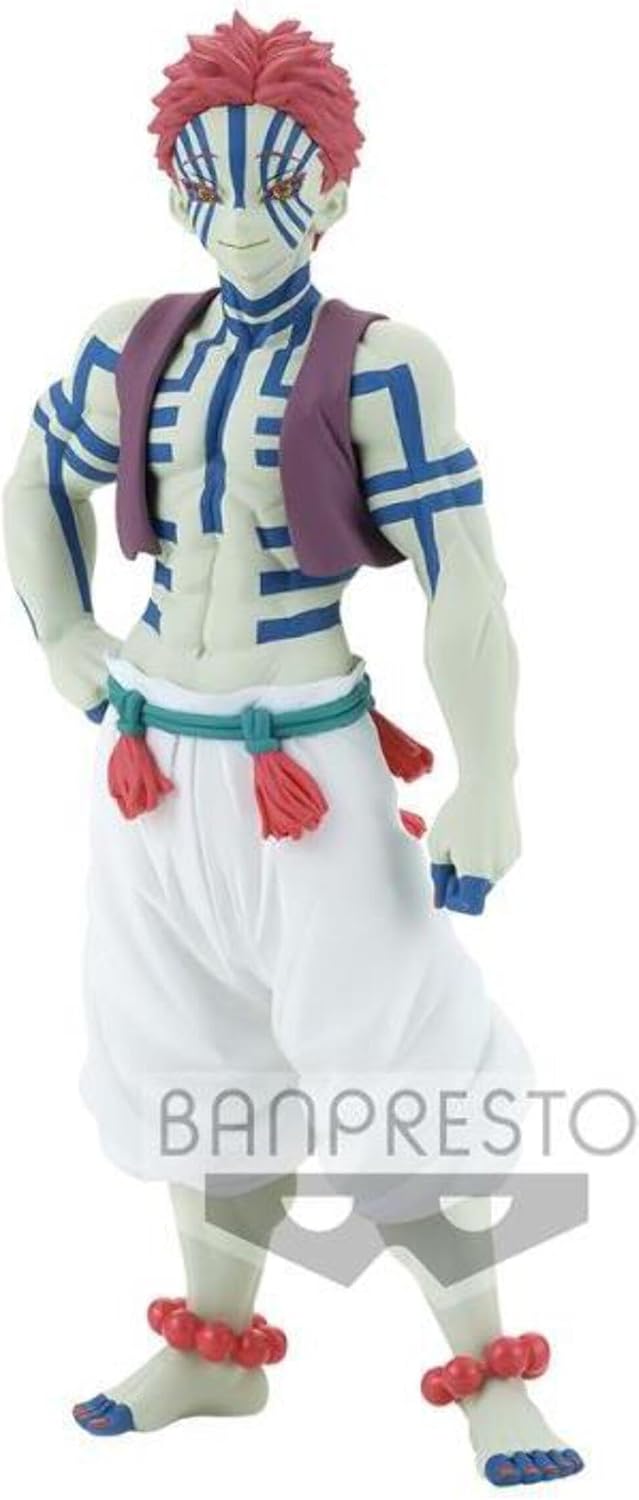 Banpresto Demon Slayer - Akaza - Figurine Demon Series 17cm, One Size