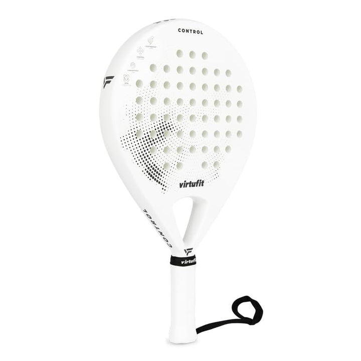VirtuFit Control Padelschläger - Weiss - Schwarz