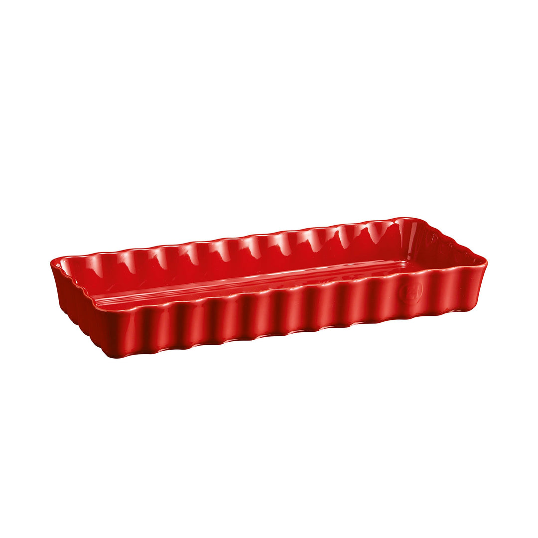 Emile Henry EH116034 Kuchenform, rechteckig, lang, Keramik, 36,5 x 15 x 5 cm, Keramik, Grand Cru, 36