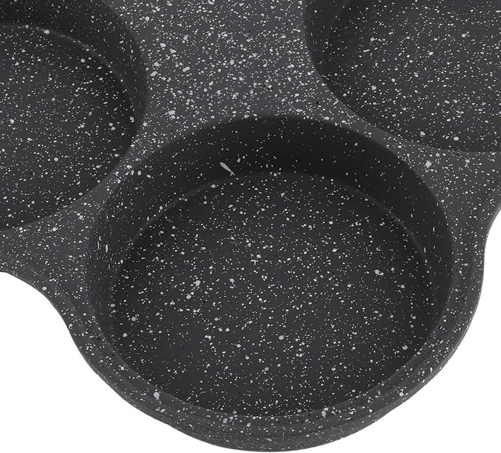 4-Loch-Pancake Pfanne,Non-Stick Omelett-Pfanne Burger Fried Pan Egg Maker mit Abnehmbarer Griff für