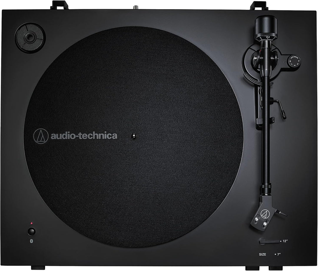 Audio-Technica LP3XBTBK Kabelloser Automatischer Plattenspieler Schwarz Black Bluetooth Single, Blac