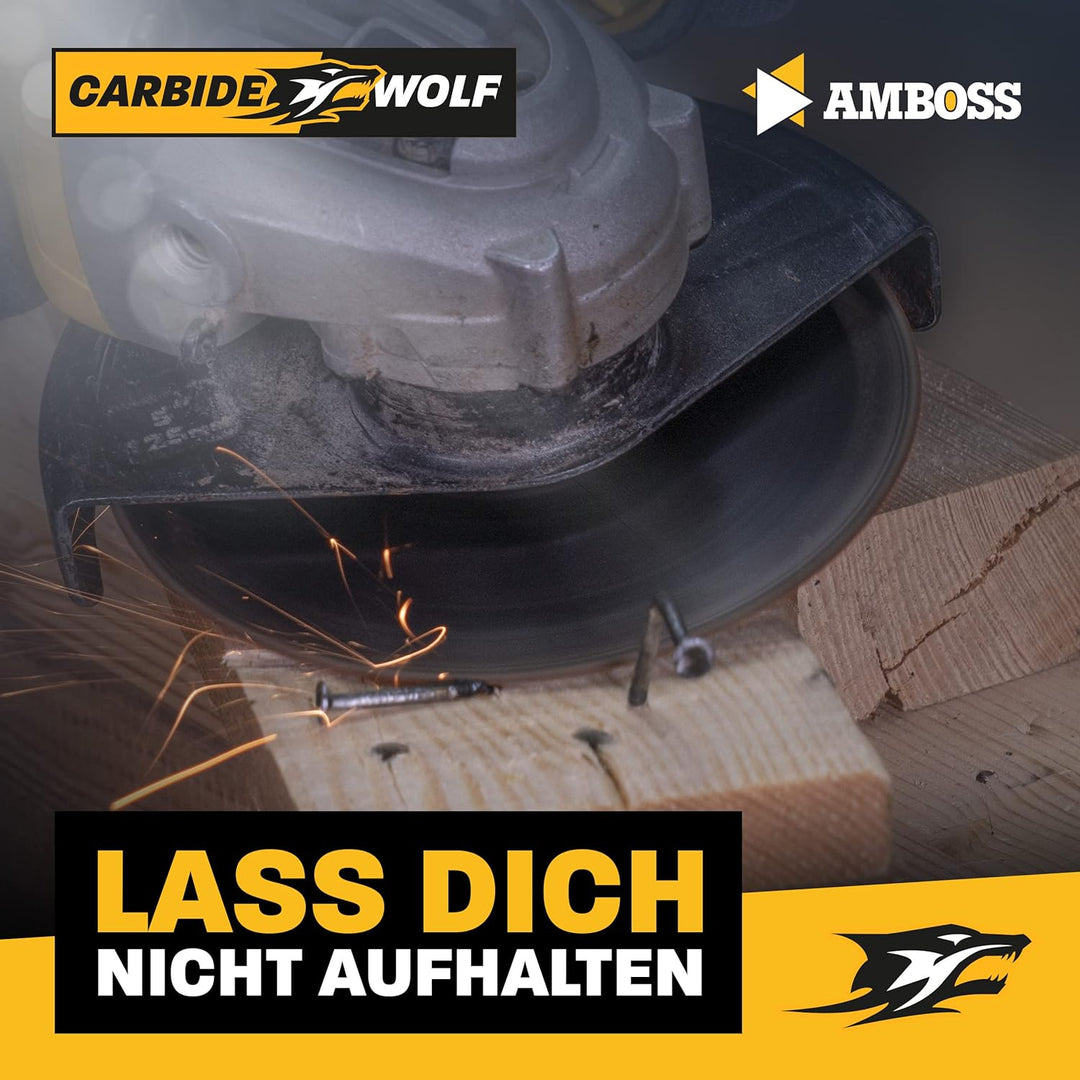 Amboss Carbide Wolf Ø 230mm - Multi Hartmetall Trennscheibe für Winkelschleifer (Flex,Bosch uva) - H
