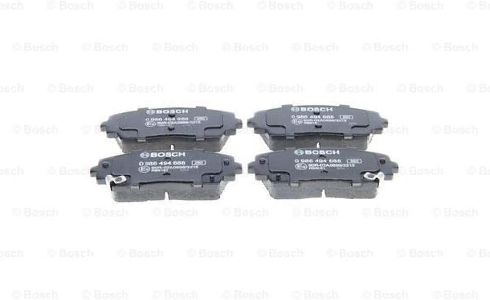 Bosch BP1683 Bremsbeläge - Vorderachse - ECE-R90 Zertifizierung - vier Bremsbeläge pro Set