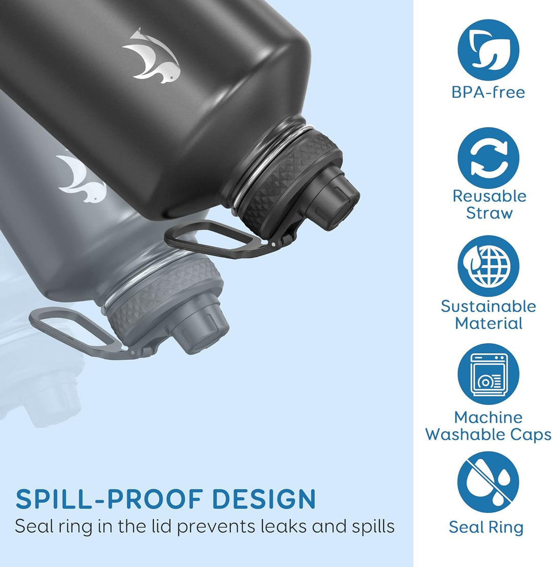 Coolflask Isolierte Wasserflasche, Doppeltes Vakuum Auslaufsicher, Leicht zu reinigen, Wasserflasche