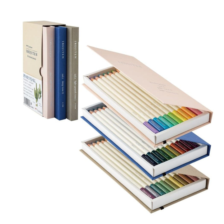 Tombow CI-RTB-30C Künstlerfarbstift Irojiten, Karton-Sammelbox mit 3 Sets, 30 Farben, 1 stück (30er