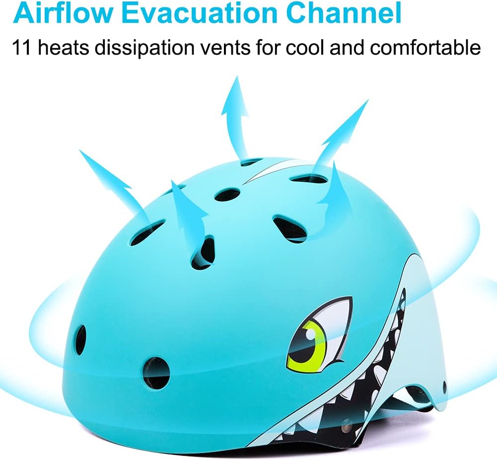 XIAPIA Kinderhelm 2-5 Jahre leicht Fahrradhelm Verstellbar Skaterhelm für Laufrad Motorrad, Kinder C