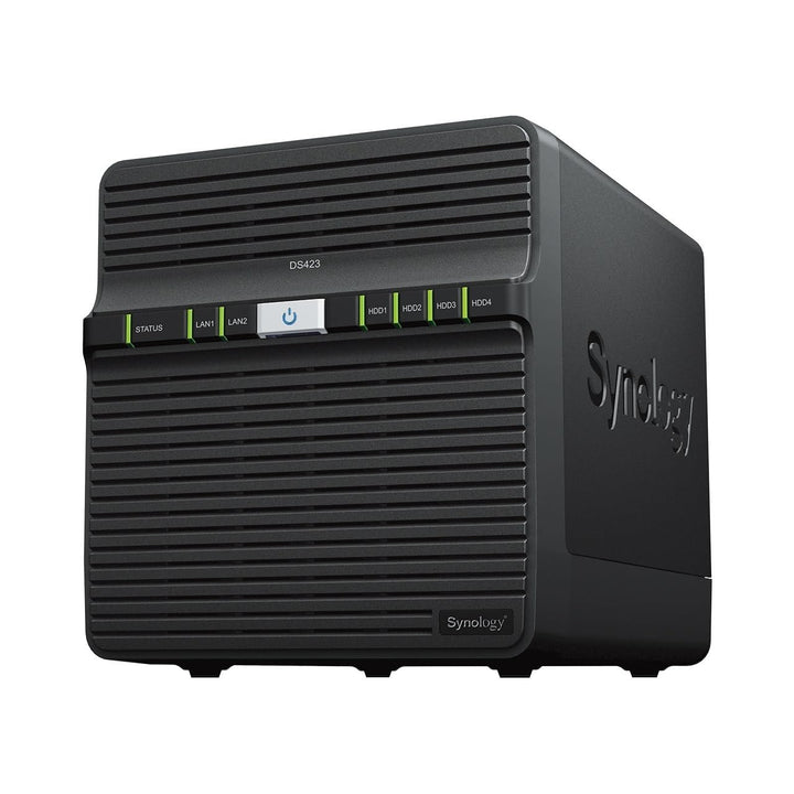 Synology DS423 4-Bay Diskstation NAS (Realtek RTD1619B 4-Core 1.7 GHz 2GB DDR4 Ram 2xRJ-45 1GbE LAN-