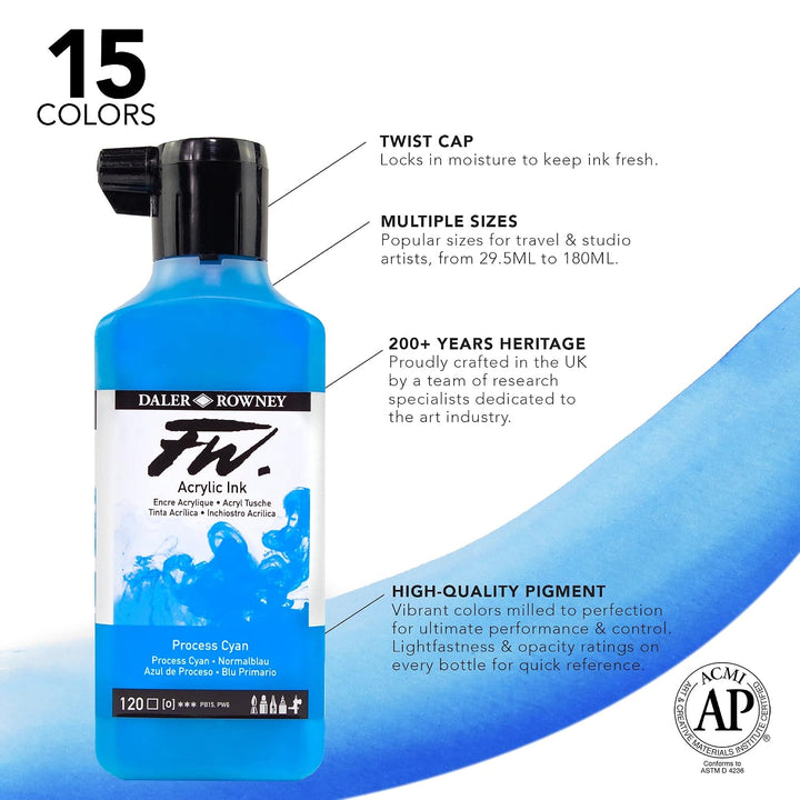 FW Tinte 180 ml Black India