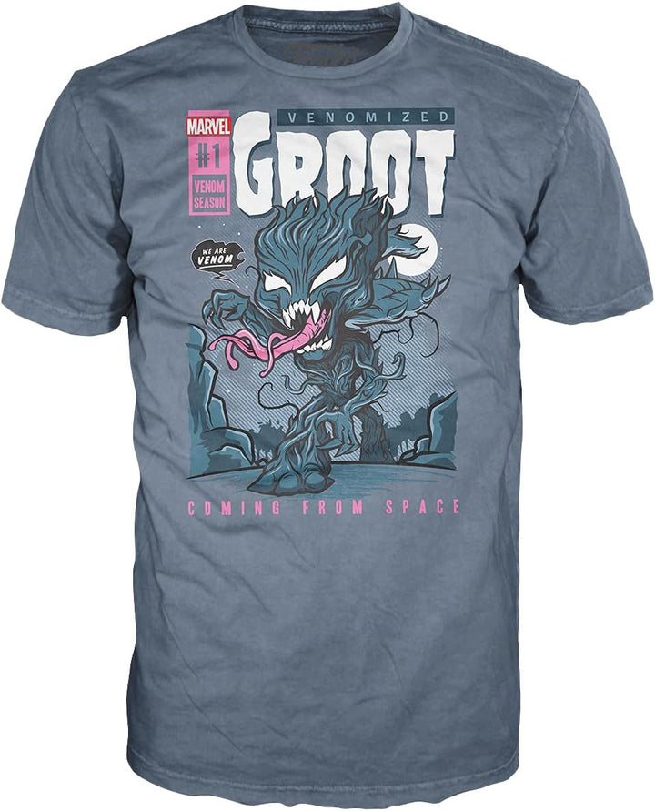 Funko Marvel – Boxed T-Shirt POP + POP – Venom Groot (M)