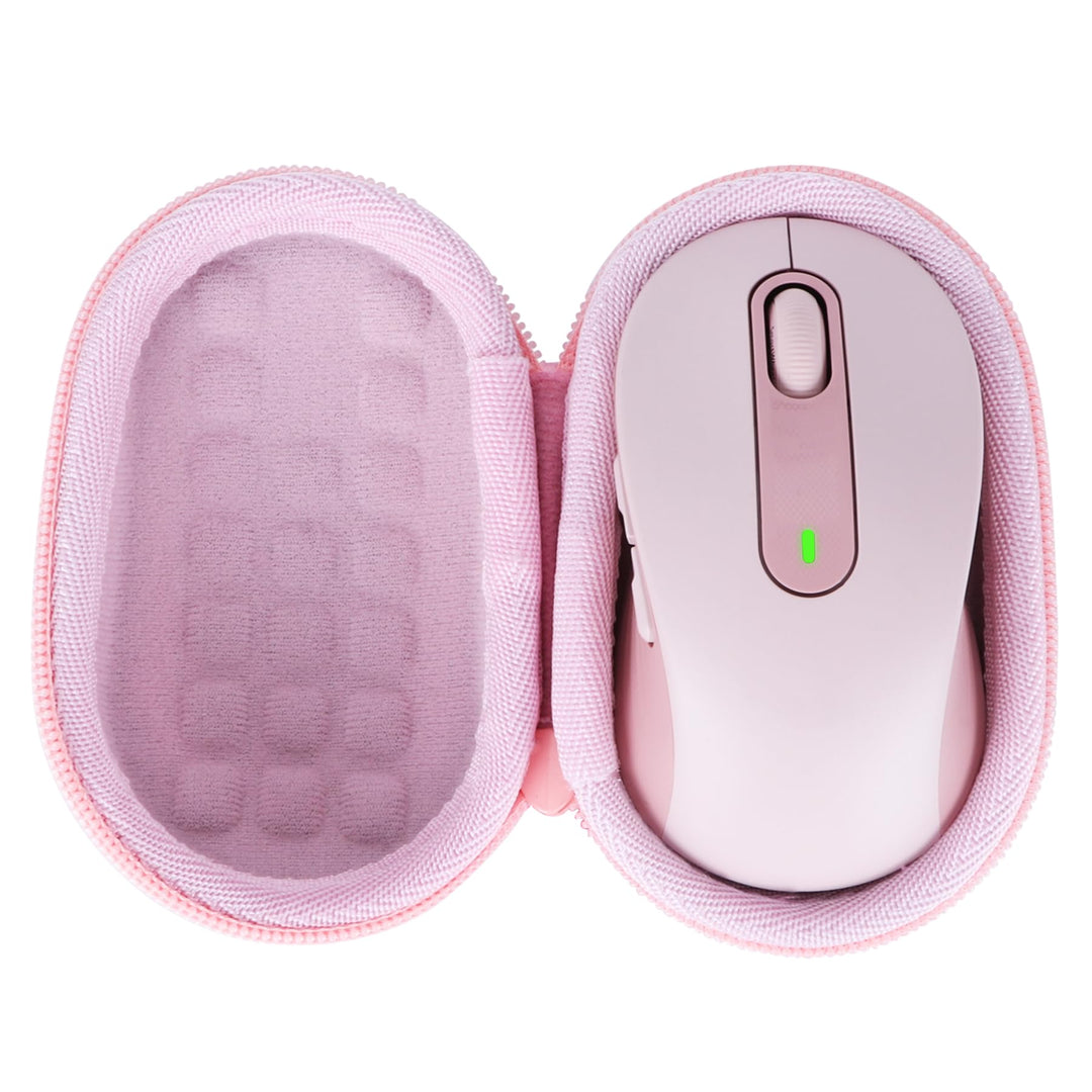 Lebakort Hart Schutz Hülle Etui Tasche für Logitech Signature M650 Maus (Pink) Rose M650 Tasche, Ros
