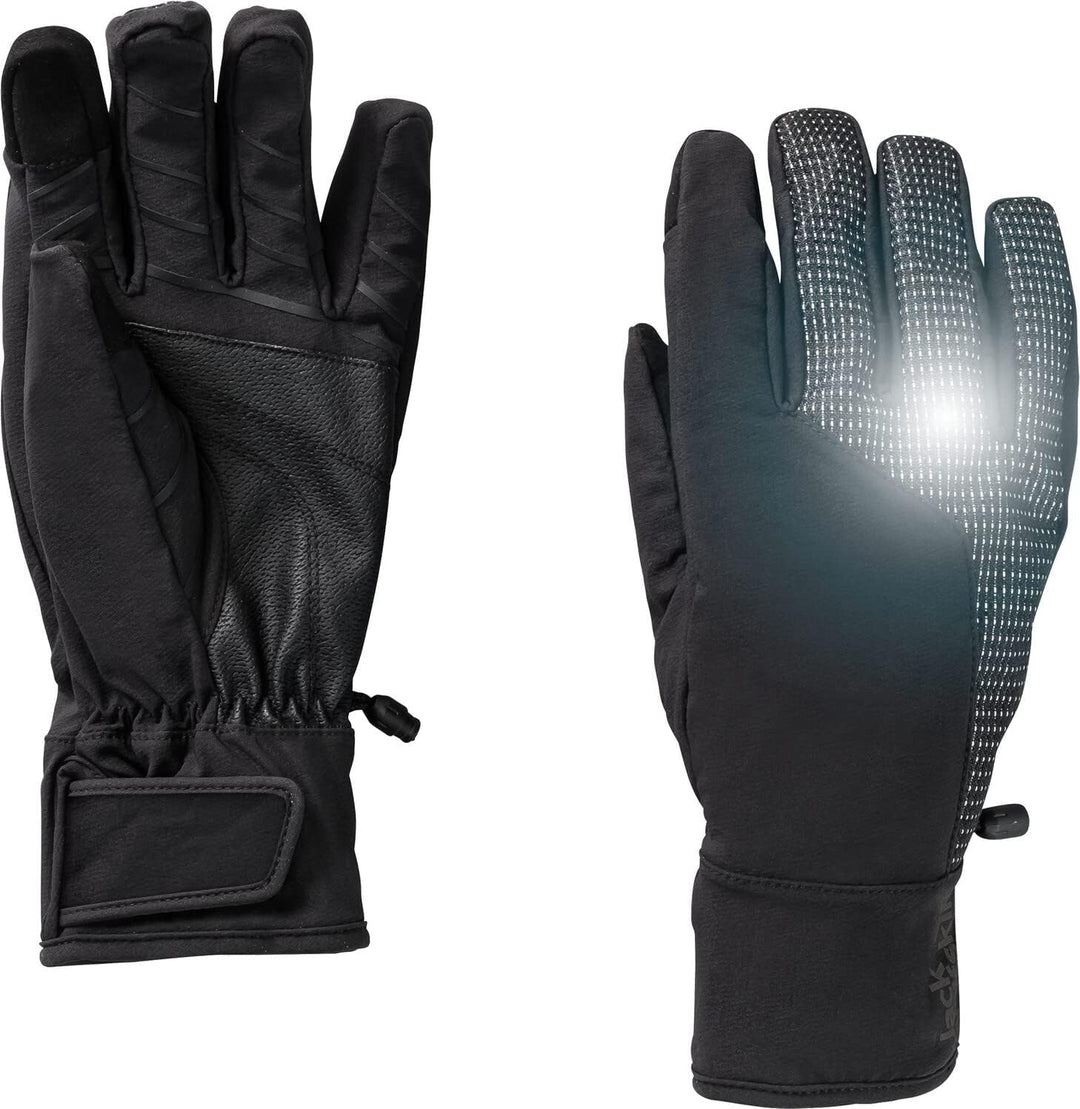 Jack Wolfskin Night Hawk Handschuhe S (1er Pack) Schwarz, S (1er Pack) Schwarz