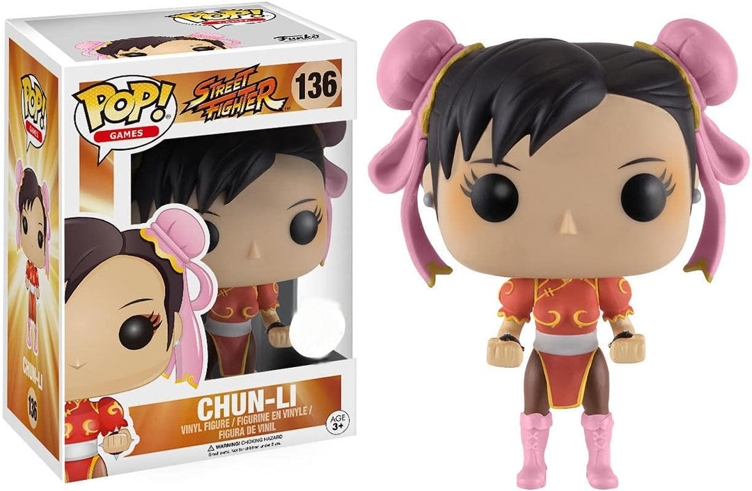 Funko 13445 - Street Fighter, Pop Vinyl Figur 136 Chun-Li Red Outfit