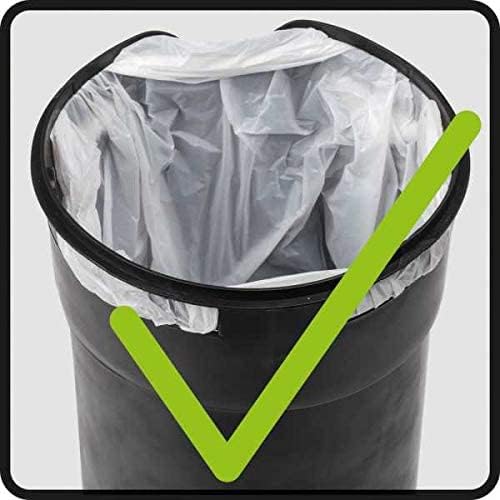 WENKO Treteimer Mod. Leman, 5 Liter, mit herausnehmbarem Einsatz, aus rostfreiem Edelstahl, 21 x 24