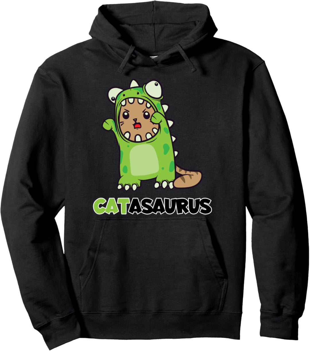 Lustiges Catasaurus Katze Dino Kostüm Dinosaurier Geschenk Pullover Hoodie