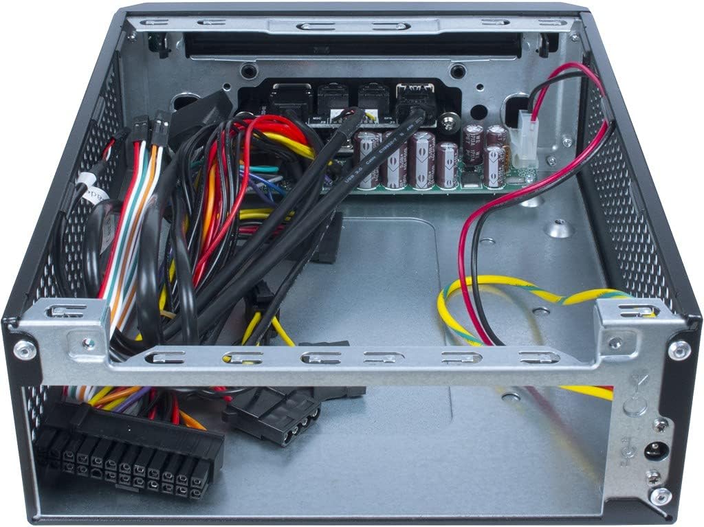 Inter-Tech ITX MW-01 II HTPC-Gehäuse, schwarz, ohne Netzteil