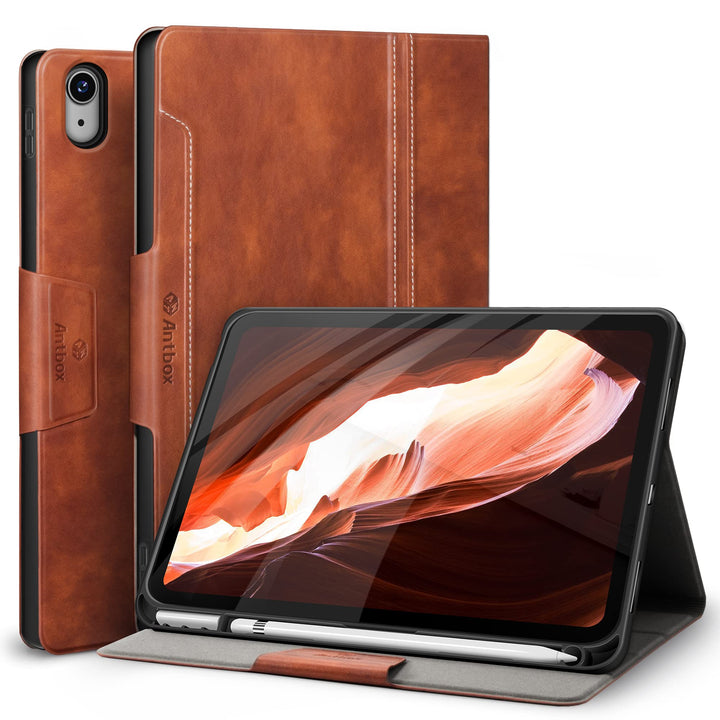 Antbox Hülle für iPad 10 Generation 2022 10,9 Zoll mit stifthalter Apple Pencil Halter Auto Schlaf/W