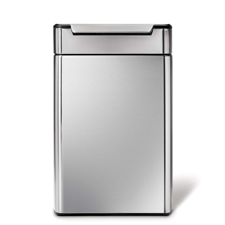 simplehuman CW2018 48 Liter, touch-bar Recycler Abfalleimer, Mülltrennsystem 2 Fach, Mülleimer Küche