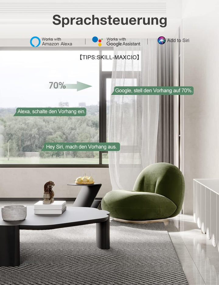 Wlan Rolladenschalter mit Prozentfunktion, Maxcio Smart Unterputz Relais Modul Schalter für elektris