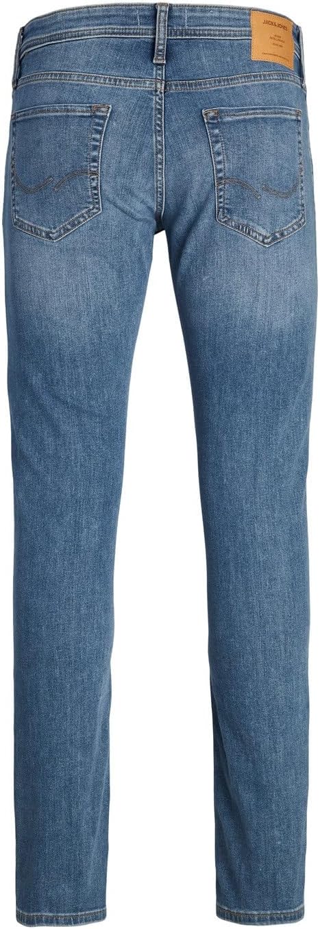 JACK & JONES Men's Skinny Jeans 36W / 34L Blue Denim, 36W / 34L Blue Denim