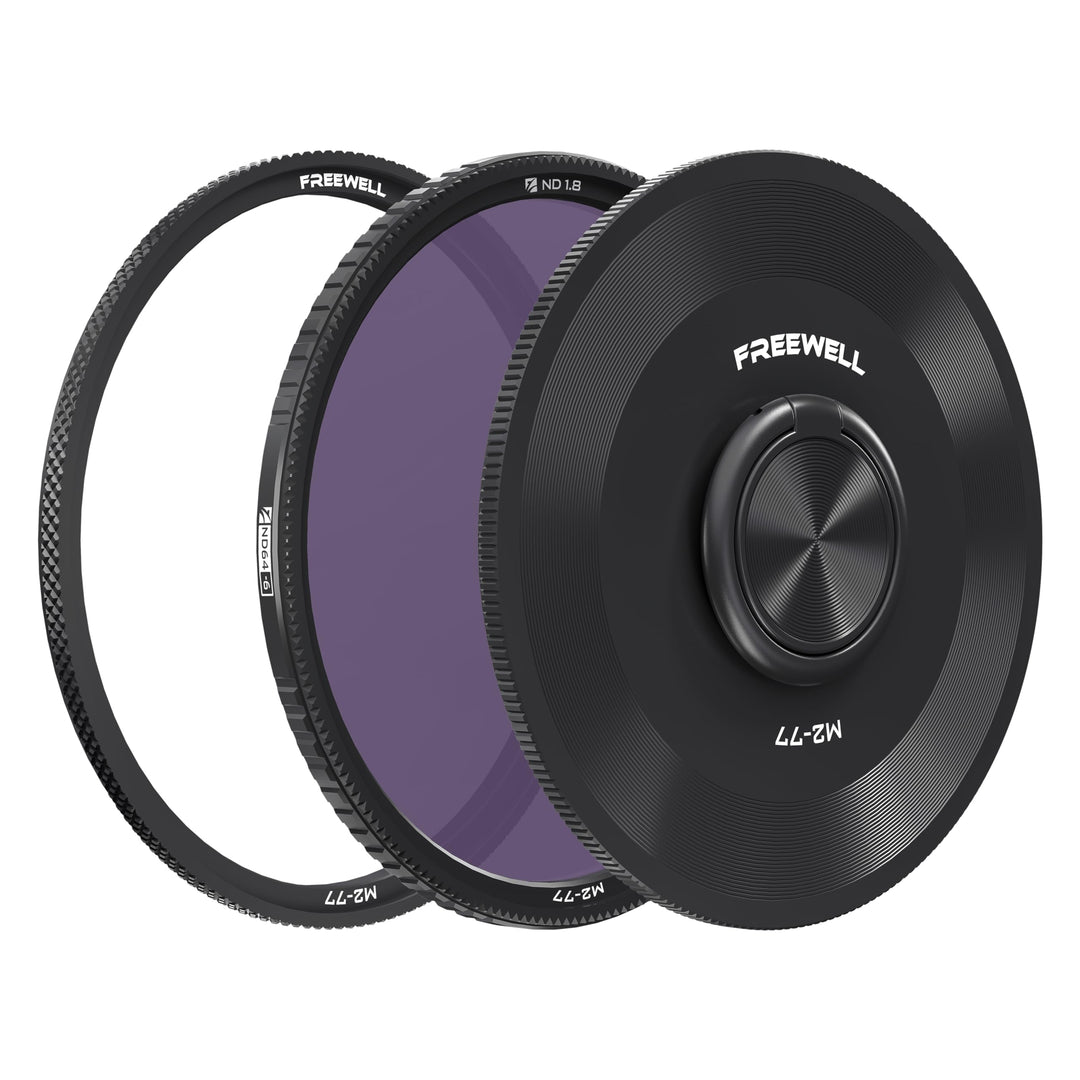 Freewell 77mm Natural Density ND64 (6 Blendenstufen) ND1.8Kamerafilter Kompatibel mit M2 Serie 77MM