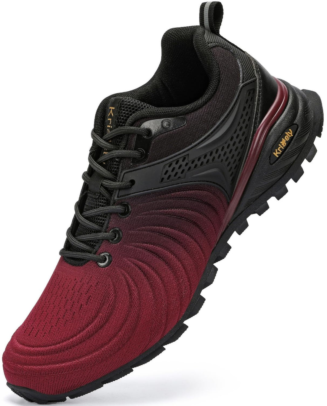 Kricely Traillaufschuhe Herren Laufschuhe Strassenlaufschuhe Sneaker Leicht Wanderschuhe Fitnessschu