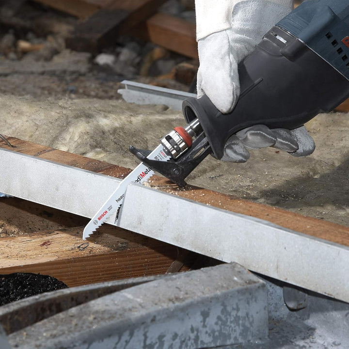 Bosch Professional 6tlg. Säbelsägeblatt-Set zum Sägen in Holz und Metall + Aufbewahrungsbox