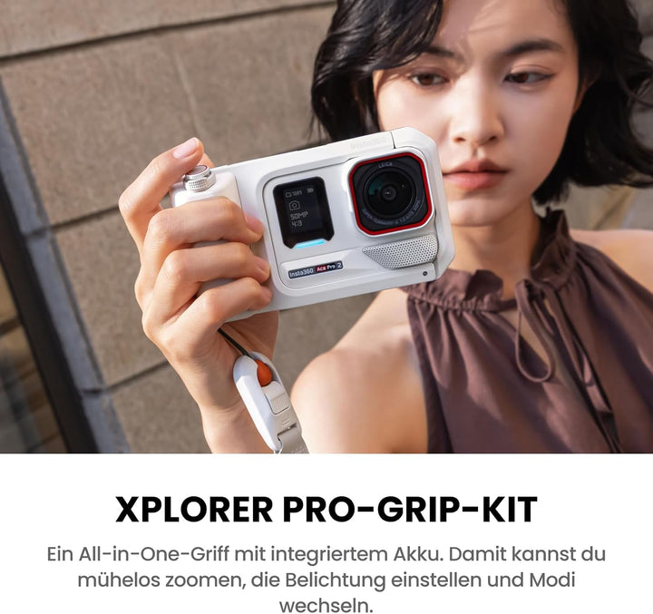 Insta360 Ace Pro 2 Polarweiss Limited Edition Xplorer Mist-Bundle – wasserdichte 8K Action-Cam, mit