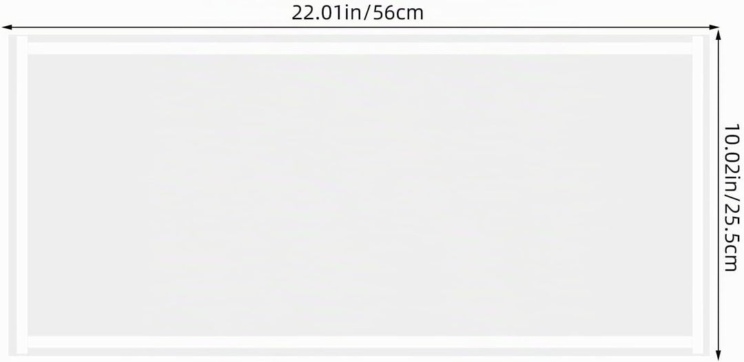 6 Stück Linsenabdeckungen für Sandstrahlkabinen – 22 x 10 Zoll abrasive Fensterschutzfolie – transpa