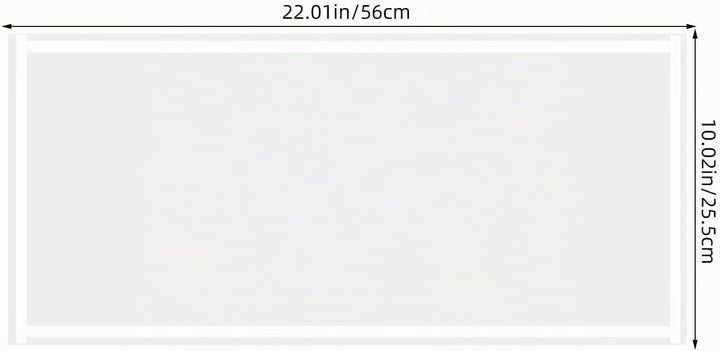 6 Stück Linsenabdeckungen für Sandstrahlkabinen – 22 x 10 Zoll abrasive Fensterschutzfolie – transpa