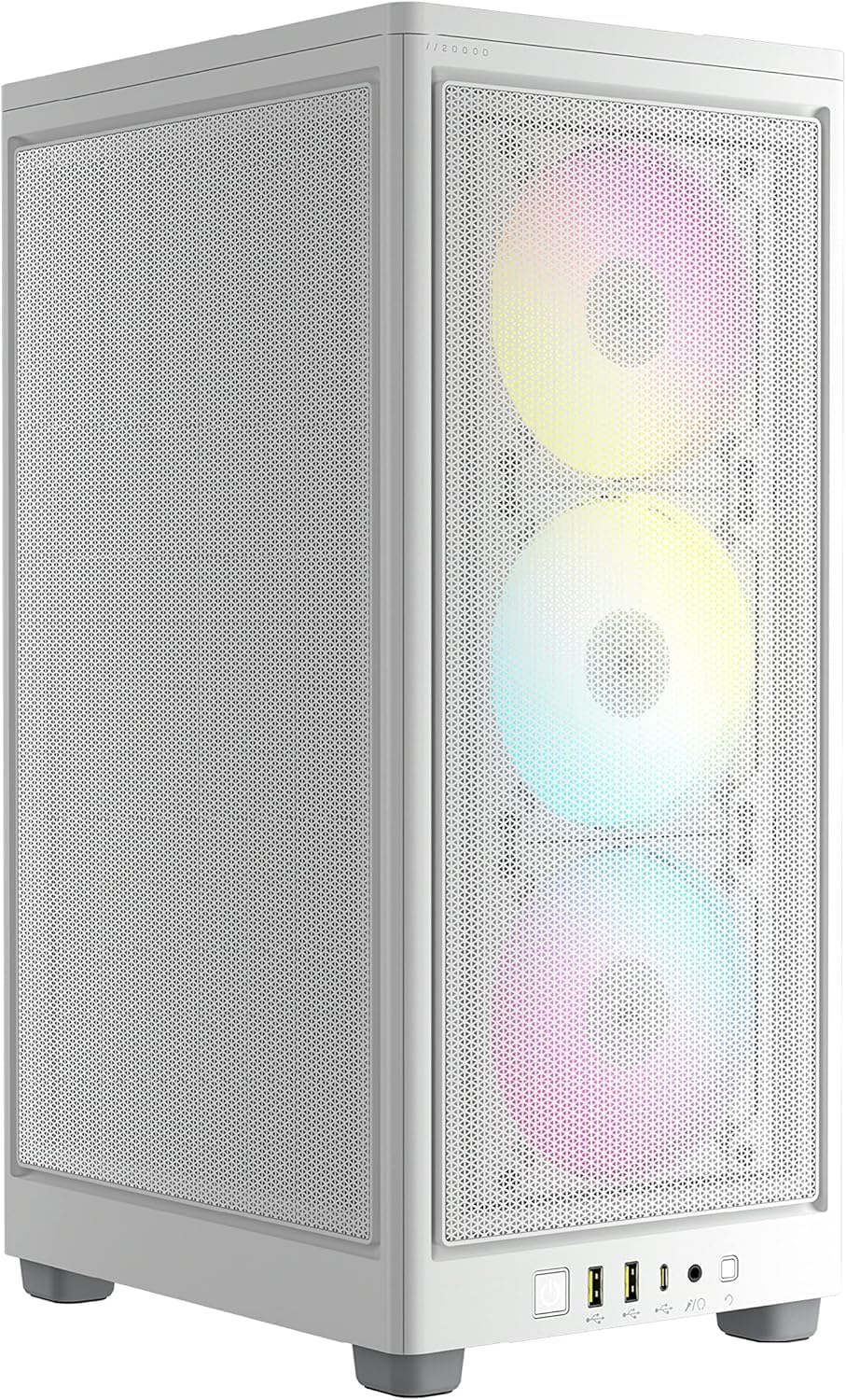 Corsair iCUE 2000D RGB Airflow PC-Gehäuse Mini ITX – Form Mini-ITX – Platten aus Stahl – 3 x Slim AF