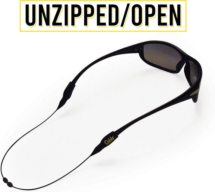 Cablz Zipz Eyewear Retainer 14-Inch/X-Large Schwarz, 14-Inch/X-Large Schwarz