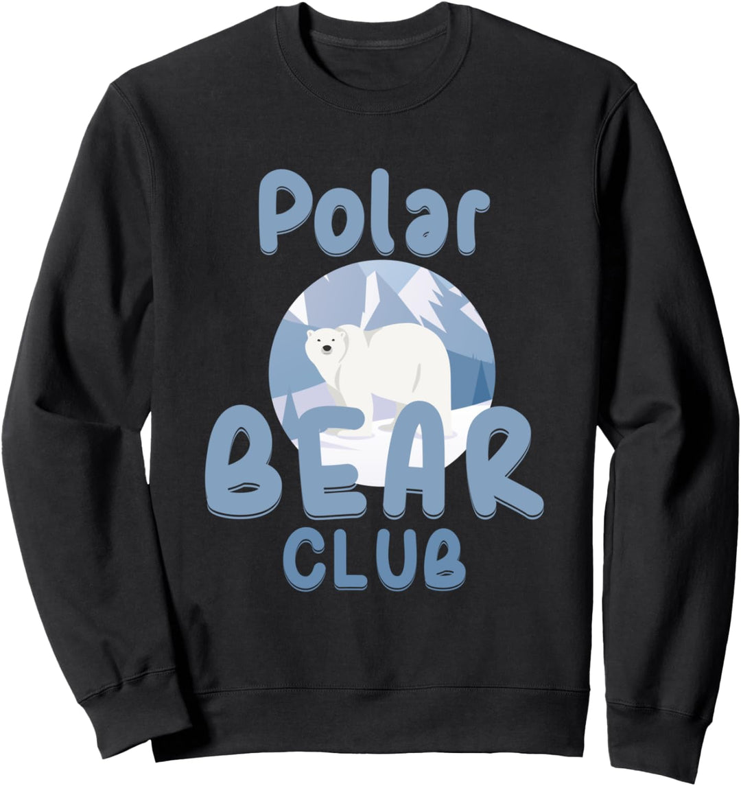 Eisbär Verein Schnee Eis Lustiges Geschenk Fun Sweatshirt