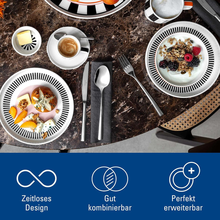 Villeroy & Boch - Memphis Collection Frühstücksteller 21 cm Bunt, Spülmaschinenfest, Mikrowellensich