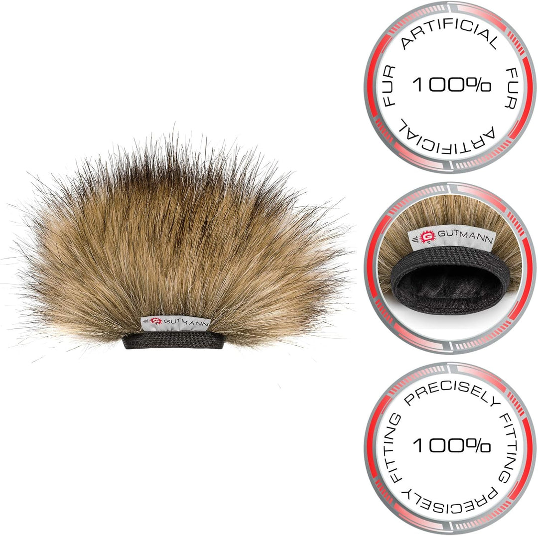 Gutmann Mikrofon Windschutz für Tascam DR-40X DR-40 V2 Sondermodell Wolf limitiert