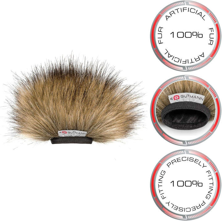 Gutmann Mikrofon Windschutz für Tascam DR-40X DR-40 V2 Sondermodell Wolf limitiert
