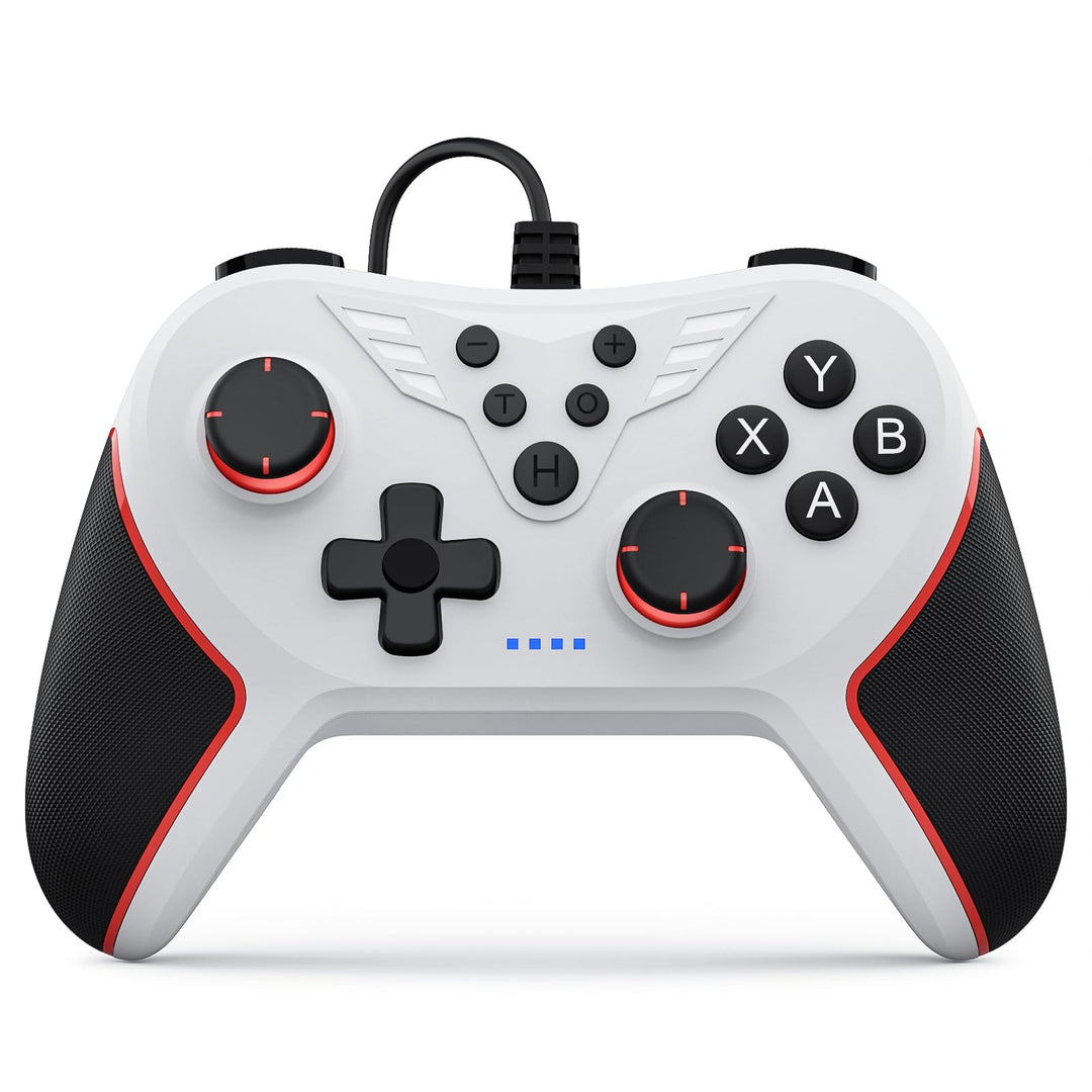 RivalPlay PC Controller mit 2-Tasten-Zuordnung, Kabelgebundener Joystick Controller Kompatibel für W
